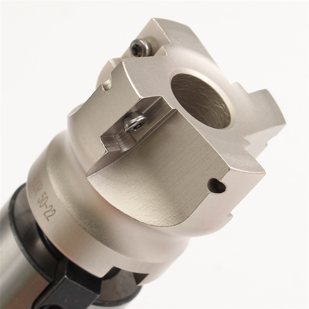 MT2 M10 50mm Face End Mill Cutter with 10pcs APMT1604 Carbide Inserts