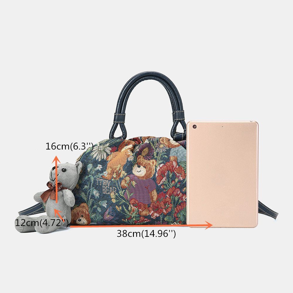 Women Bear Modello Borsa a tracolla casual a tracolla Borsa