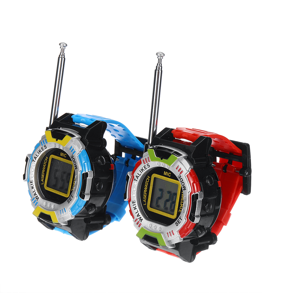 2 Adet Walkie Talkie Saatler Outdoor Iki Yonlu Radyo Interkom Cocuk Cocuk Oyuncak Vordeo