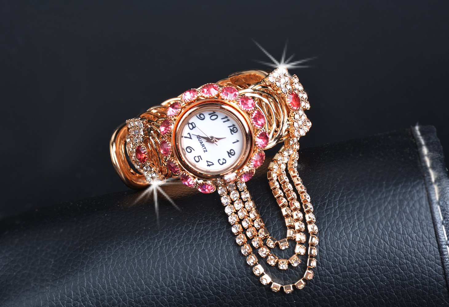 Montre Effraction Crystal Style rétro pour femmes