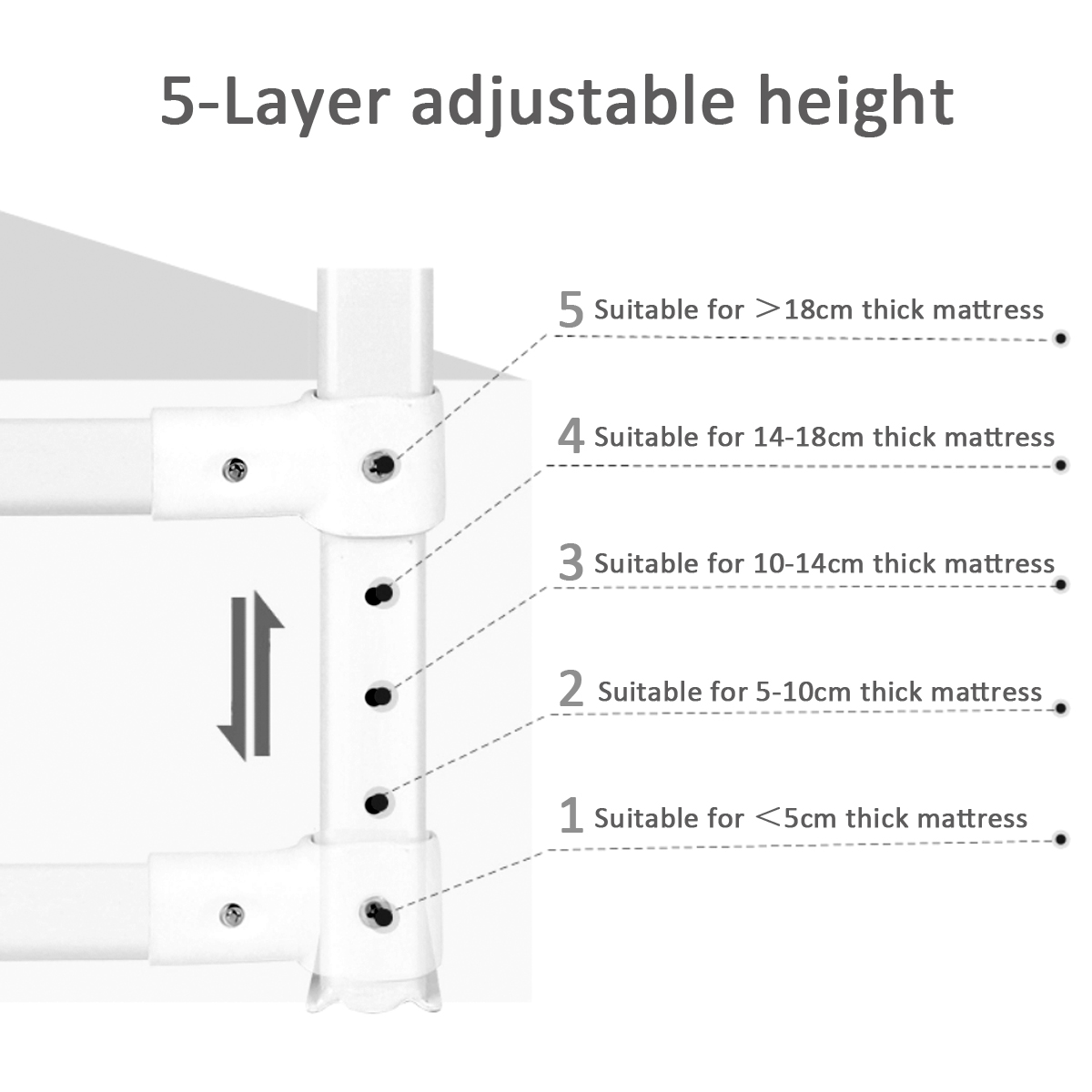 Baby Guard Bed Rail Toddler Safety Adjustable Kids Infant Bed Universal 71/79 Decorations