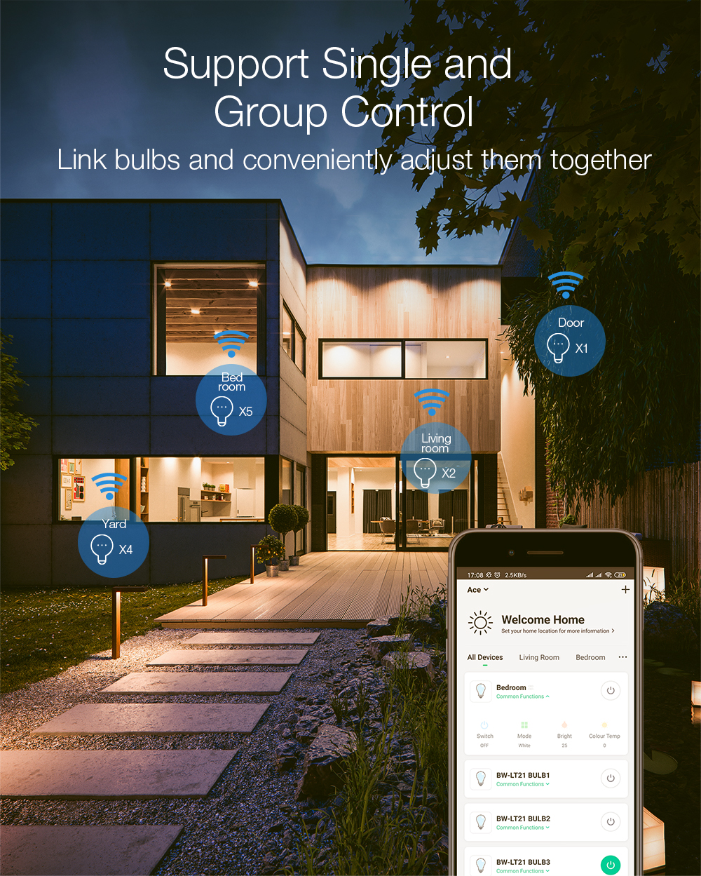BlitzWolf® BW-LT21 RGBWW 10W E27 APP Smart LED Lamba Ampul Amazon Alexa ile Çalışır Google Yardımcısı AC100-240V BlitzWolf® BW-LT21 RGBWW 10W E27 APP Smart LED Lamba Ampul Amazon Alexa ile Çalışır Google Yardımcısı AC100-240V