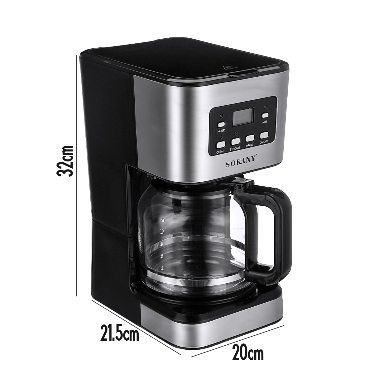 12 Cups Coffee Maker Machine 1.5L semi automatic 12 Cups Coffee Maker Machine 1.5L semi automatic