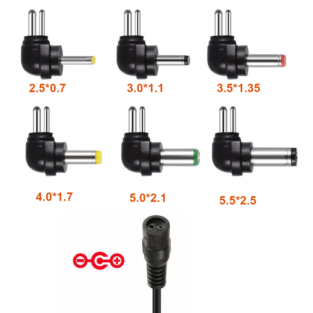30W 3-12V Regulated Universal Power Adpapter Multi-function Switching Power Supply Power Supply Adapter AC to DC with 6 connectors