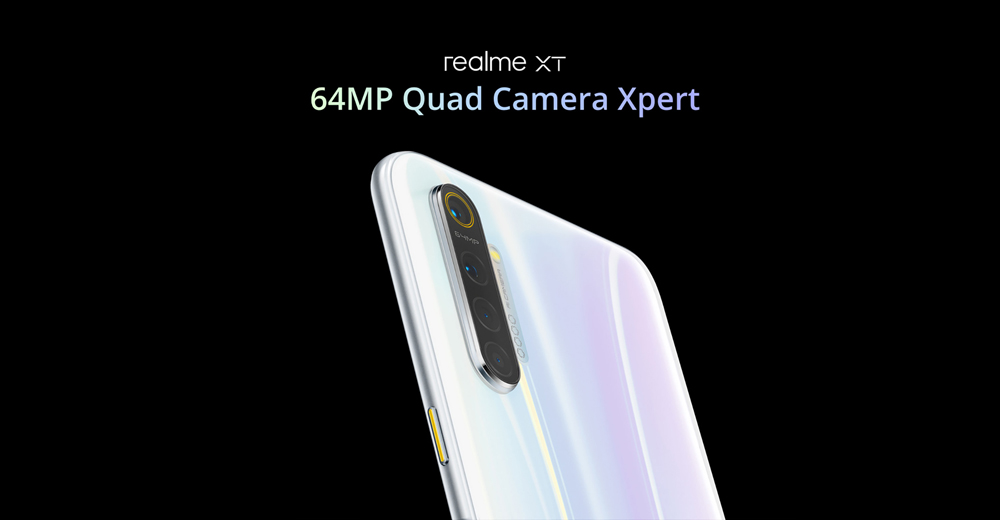 Eu de verdade XT Global Version 6.4 polegadas FHD + Super AMOLED Display 4000mAh 64MP AI Quad Câmeras Traseiras 8GB RAM 128GB ROM Snapdragon 712 AIE Octa Core 2.3GHz 4G Smartphone