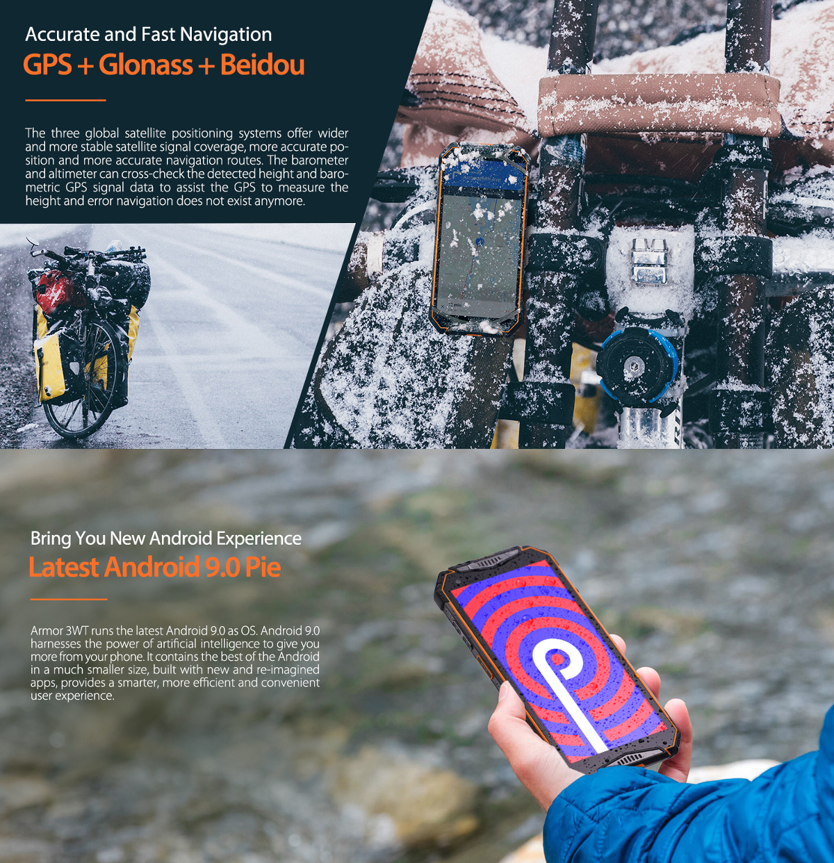 Ulefone Armor 3WT,IP68 IP69K Waterproof,Helio P70 Octa core