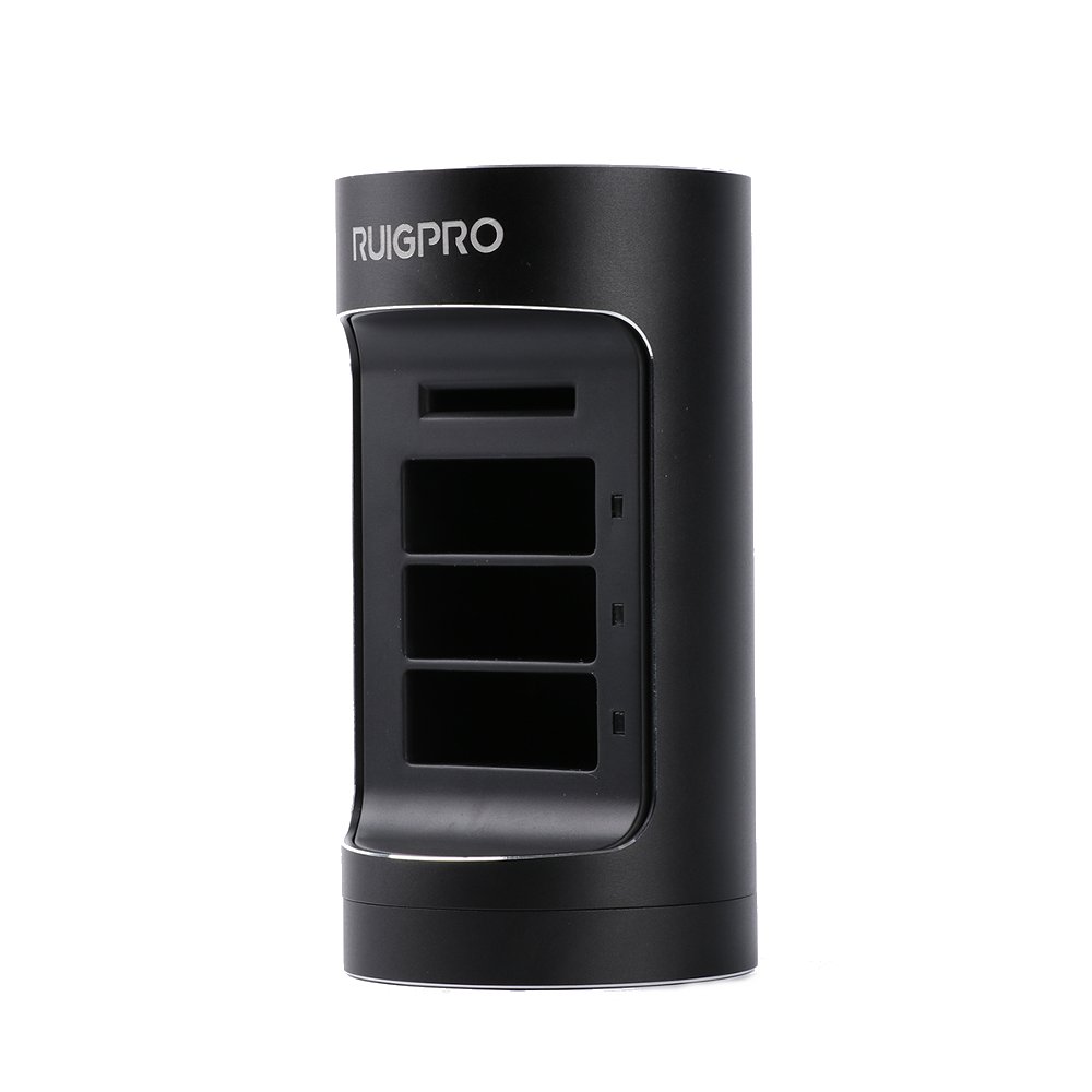 RUIGPRO 3-Channel Charger,LiPo Battery Charger,GoPro Hero 8 FPV Camera,gopro hero 7,gopro hero 6,gopro hero 5,fpv camera battery charger,fpv camera,gopro camera,ruigpro gopro,battery charger,charger