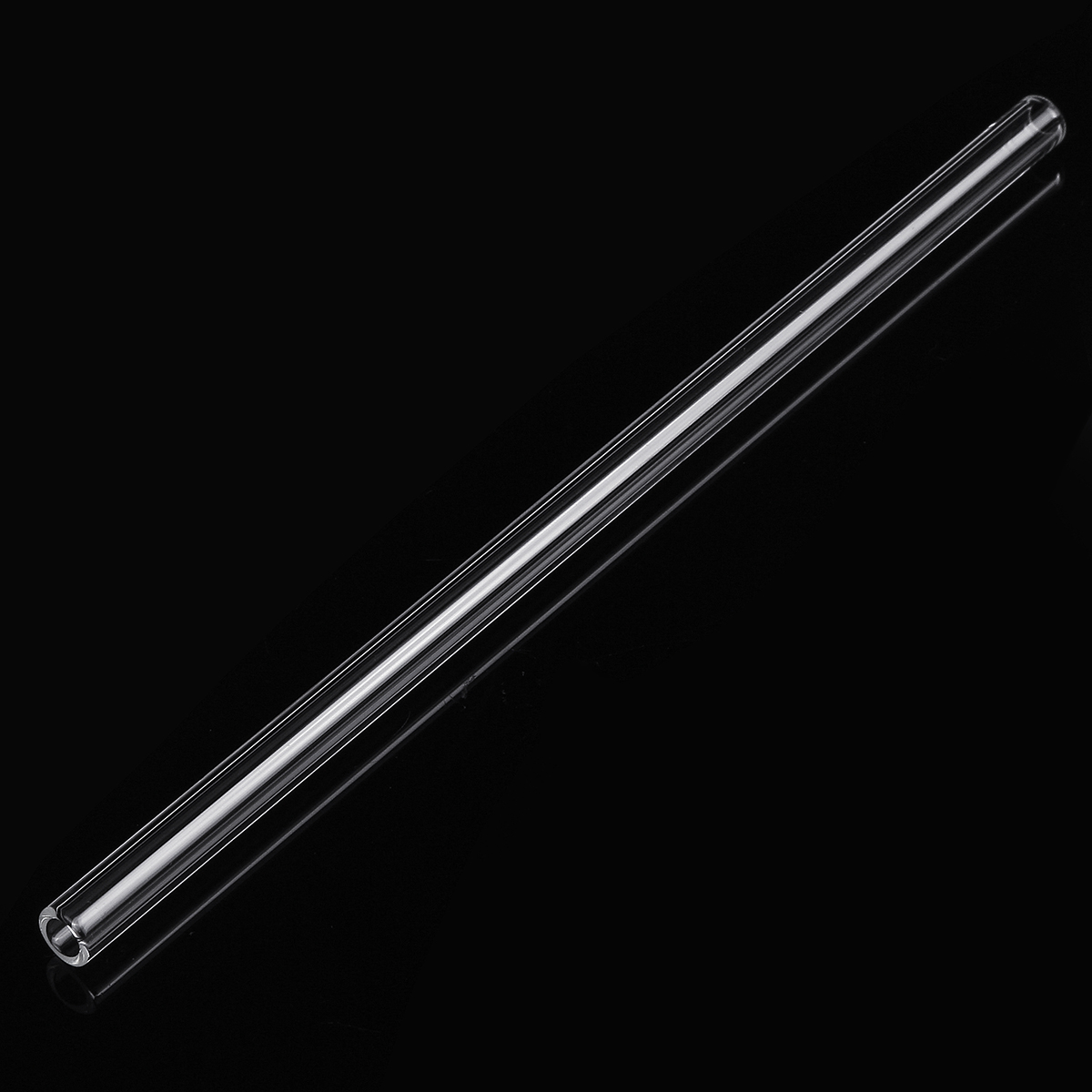 10Pcs 200x7x1mm Comprimento 200mm OD 7mm 1mm de espessura de parede de vidro borossilicato Tubo de sopro de vidro Fábrica de laboratório Escola Tubos domésticos
