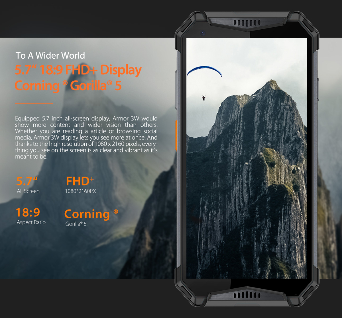 Ulefone Armor 3W,IP68 IP69K Waterproof,Helio P70 Octa core