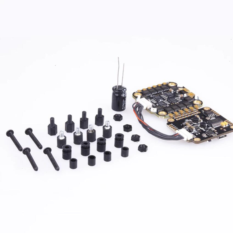 FLYWOO GOKU Stack F722 Flight Controller & 50A Blheli_32 2-6S 4 In 1 Brushless ESC 30.5x30.5mm