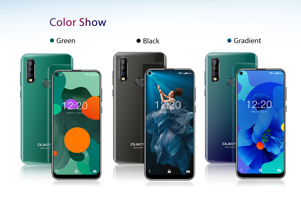 Oukitel C17 Pro,Full Screen,Triple Rear Camera,Android 9.0