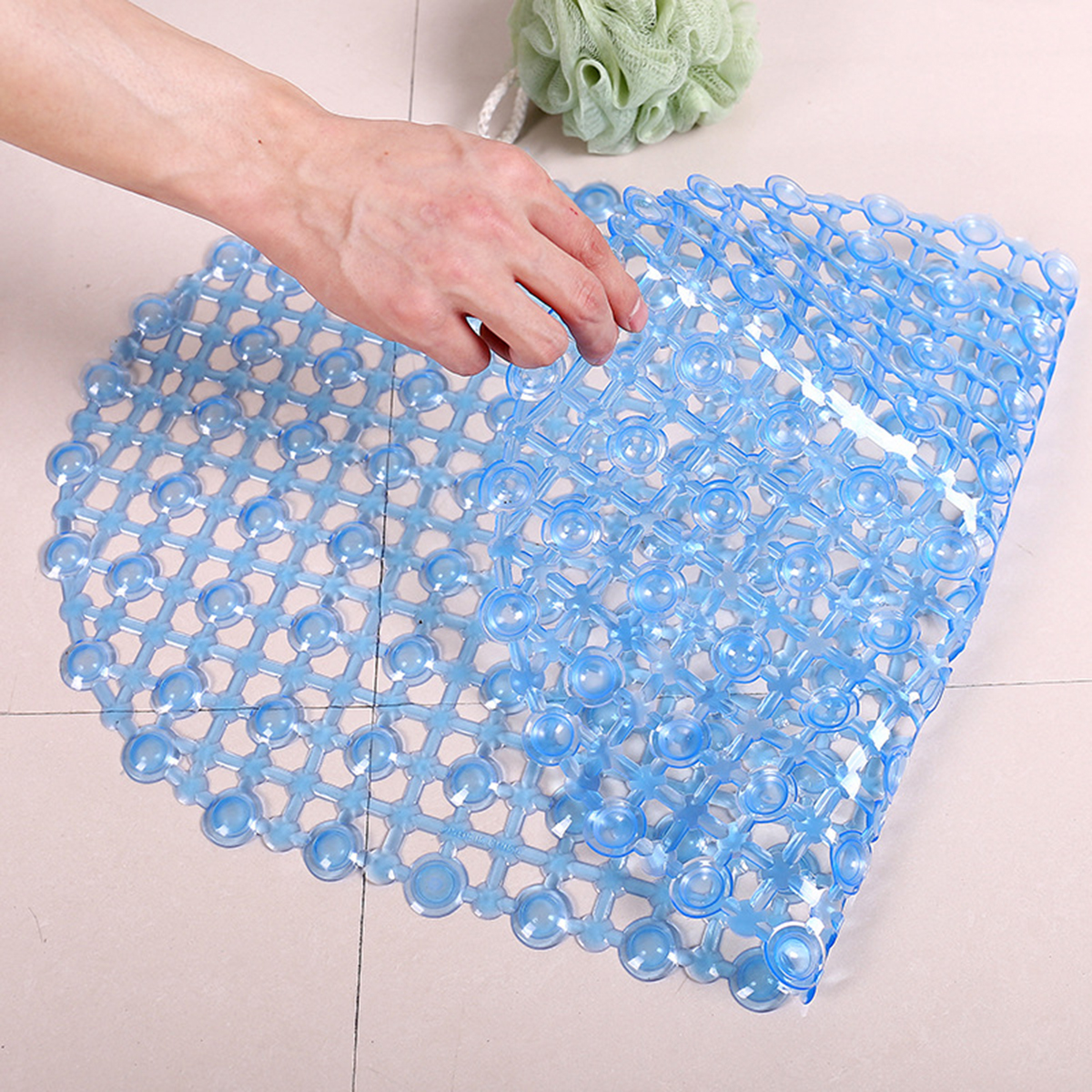 PVC anti dérapage ventouse poignée douche baignoire tapis tapis maison salle de bains tapis antidérapant