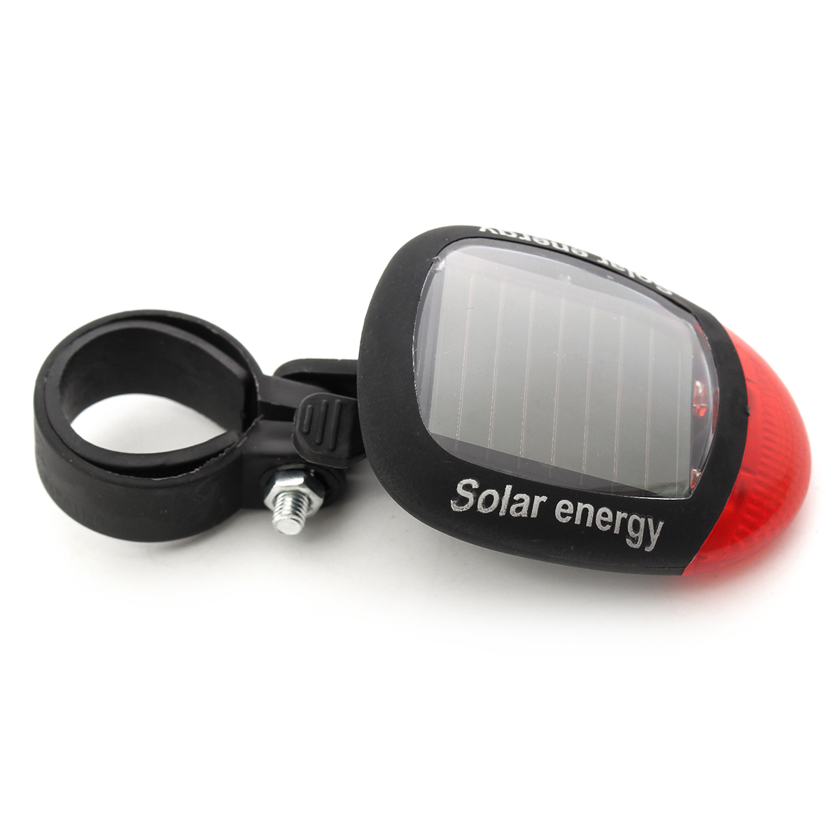 BIKIGHT 70 × 55 × 20mm Movido a energia solar LED Luz traseira da cauda Luz noturna Ciclismo Lâmpada para bicicleta elétrica Mountain Bike