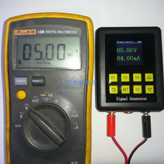 Adjustable PWM Pulse Sine Wave Current Voltage Analog Simulator 2-10V 4-20mA Signal Generator Sources Built-in Battery