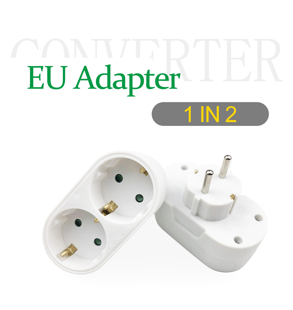 Bakeey 3500W 16A 3 voies 2 voies 3 pôles Convertisseur d'alimentation Prise murale Prise de courant Bande de sortie Triple adaptateur pour maison intelligente