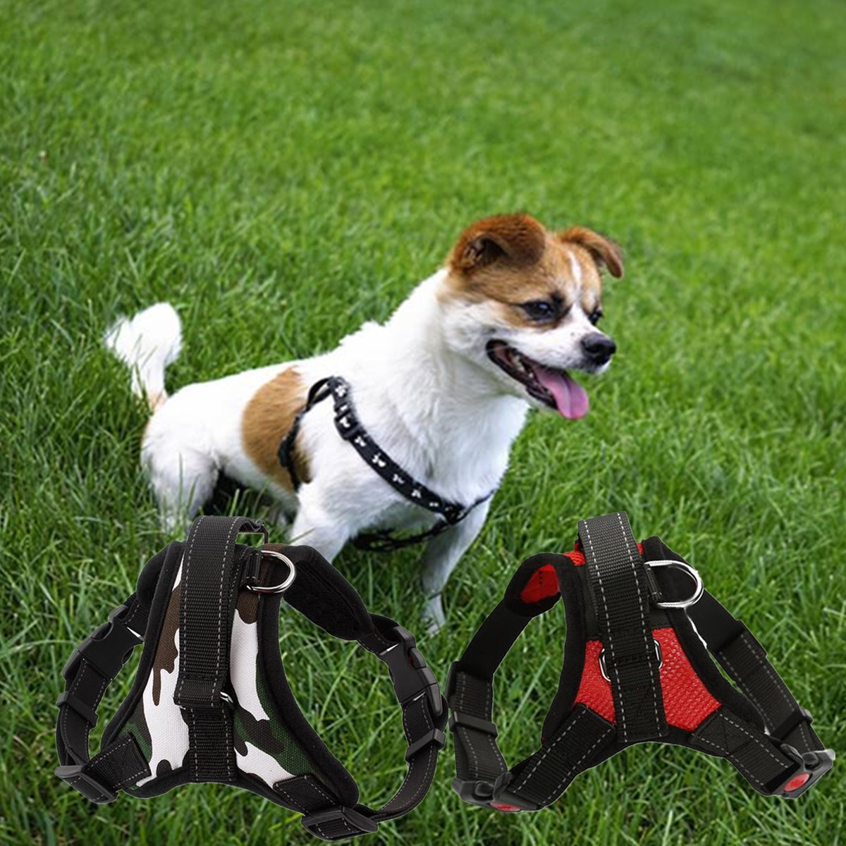 S / M / L / XL Chiens Colliers De Harnais Tactique Gilet Chien Formation Harnais Chien Traction Corde Chasse chien accessoires