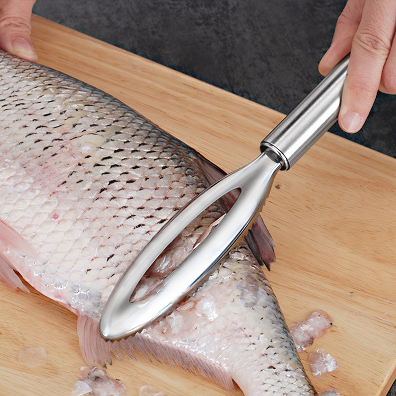 Écailles de grattoir à poisson Balances Balances 304 en acier inoxydable à écailles de poisson Artefact Tuez les outils de poisson Gadgets de cuisine