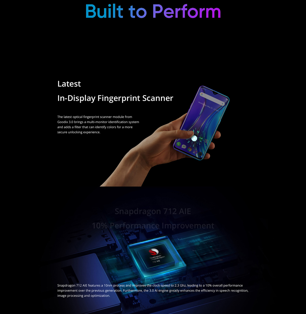 Eu de verdade XT Global Version 6.4 polegadas FHD + Super AMOLED Display 4000mAh 64MP AI Quad Câmeras Traseiras 8GB RAM 128GB ROM Snapdragon 712 AIE Octa Core 2.3GHz 4G Smartphone