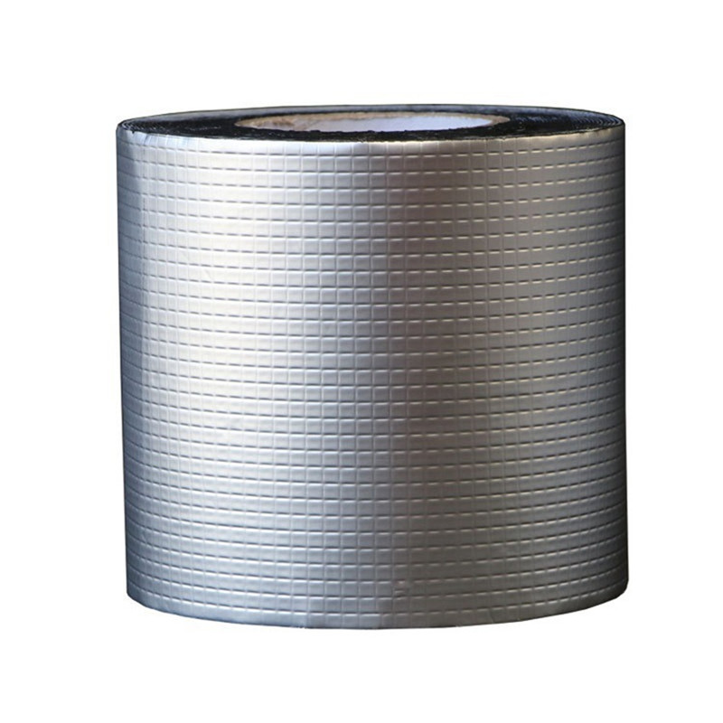 Aluminum Foil Butyl Rubber Tape Self Adhesive Waterproof Tape for Roof Pipe Caulking Super Fix Duct Tape