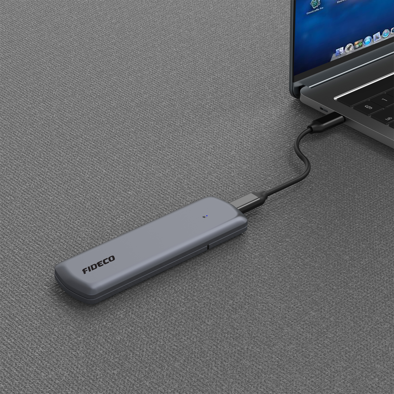 fideco usb3 1 type c m 2 nvme sabit surucu muhafazasi m key m 2 pcie hdd ssd kilif harici sabit disk kutu 10 gbps
