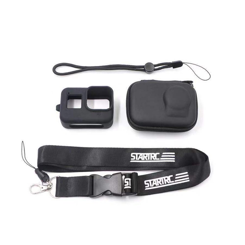 camera silicone case,storage bag,gopro hero 8,fpv camera,action camera,camera neck strap,camera lanyard,startrc 1106395,startrc gopro accessories