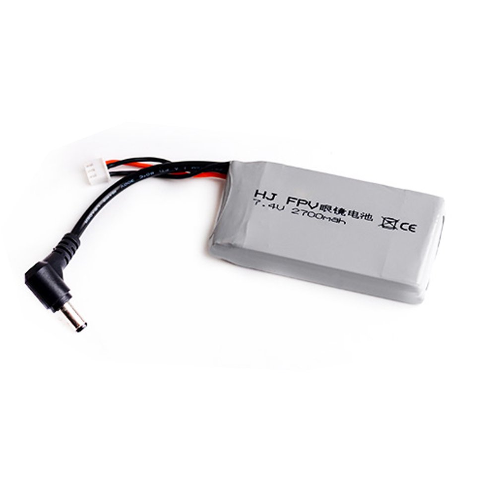 2S 7.4V 2700mAh Lipo Battery,fpv goggles lipo battery,skyzone fpv goggles,fatshark fpv goggles,1500mah lipo battery,fpv goggles battery,battery,racing drone battery