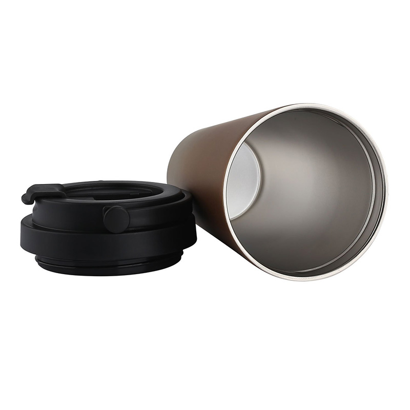 500 ML Portable Café Flacons À Vide Tasses Isolées Tasse Chaude et Froide Avec Poignée Étanche En Acier Inoxydable Thermos Flacon Thé Bouteille D'eau
