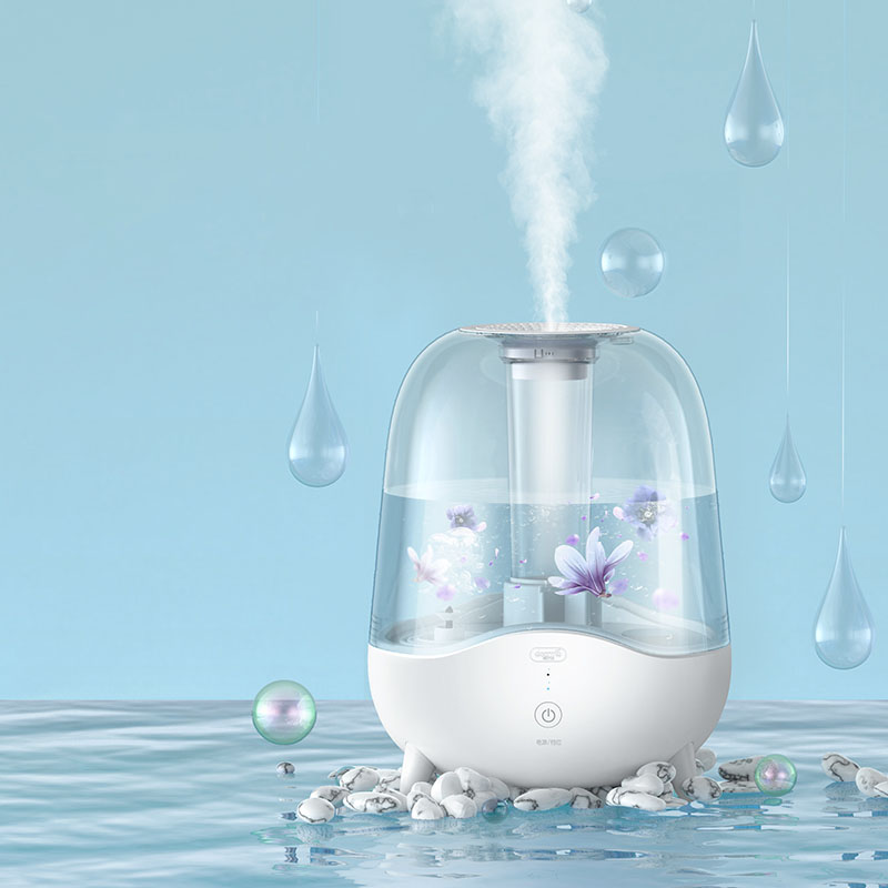 Máy tạo độ ẩm Deerma DEM-F325 Máy làm ẩm không khí yên tĩnh từ hệ thống sinh thái Xiaomi Phòng ngủ văn phòng Độ ẩm Mini Liệu pháp làm ẩm Bể nước trong suốt