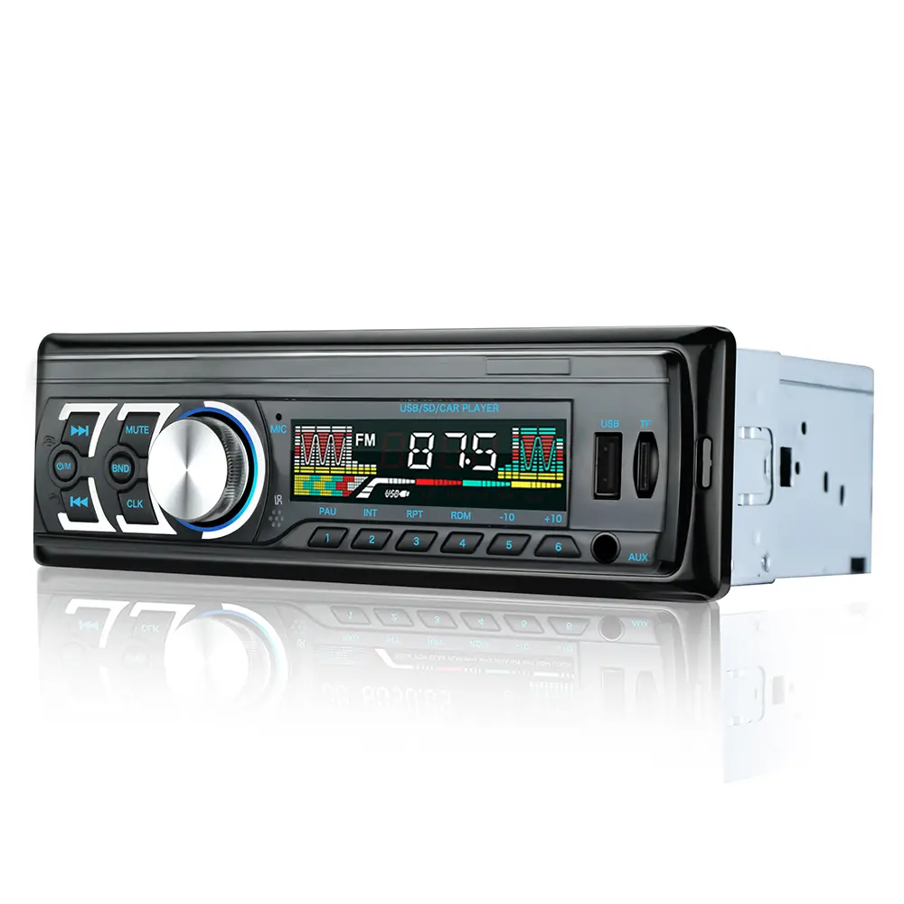 Receptor de rádio estéreo do carro auto mp3 player suporte bluetooth mãos-livres fm com usb sd universal