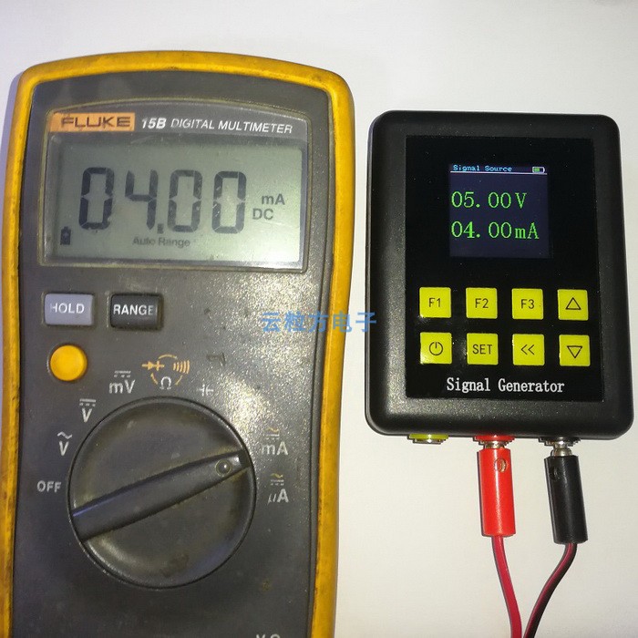 Adjustable PWM Pulse Sine Wave Current Voltage Analog Simulator 2-10V 4-20mA Signal Generator Sources Built-in Battery