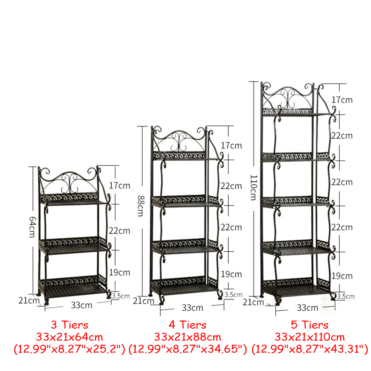 1 Pièce 3/4/5 Niveaux Étagère De Rangement Pliable Nordique Minimaliste Multifonctionnel Étagère De Rangement Supports Supports pour Bureau Maison Chambre Salle De Bains Cuisine Cuisine