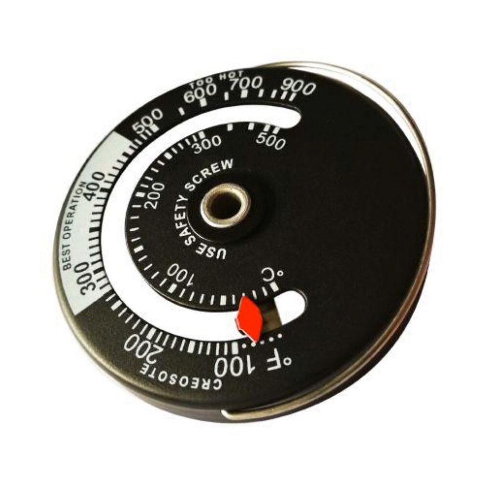 Thermomètre de poêle magnétique chauffé par la chaleur pour le bois poêle à bois poêle poêle brûleur ventilateur thermomètre cheminée outils