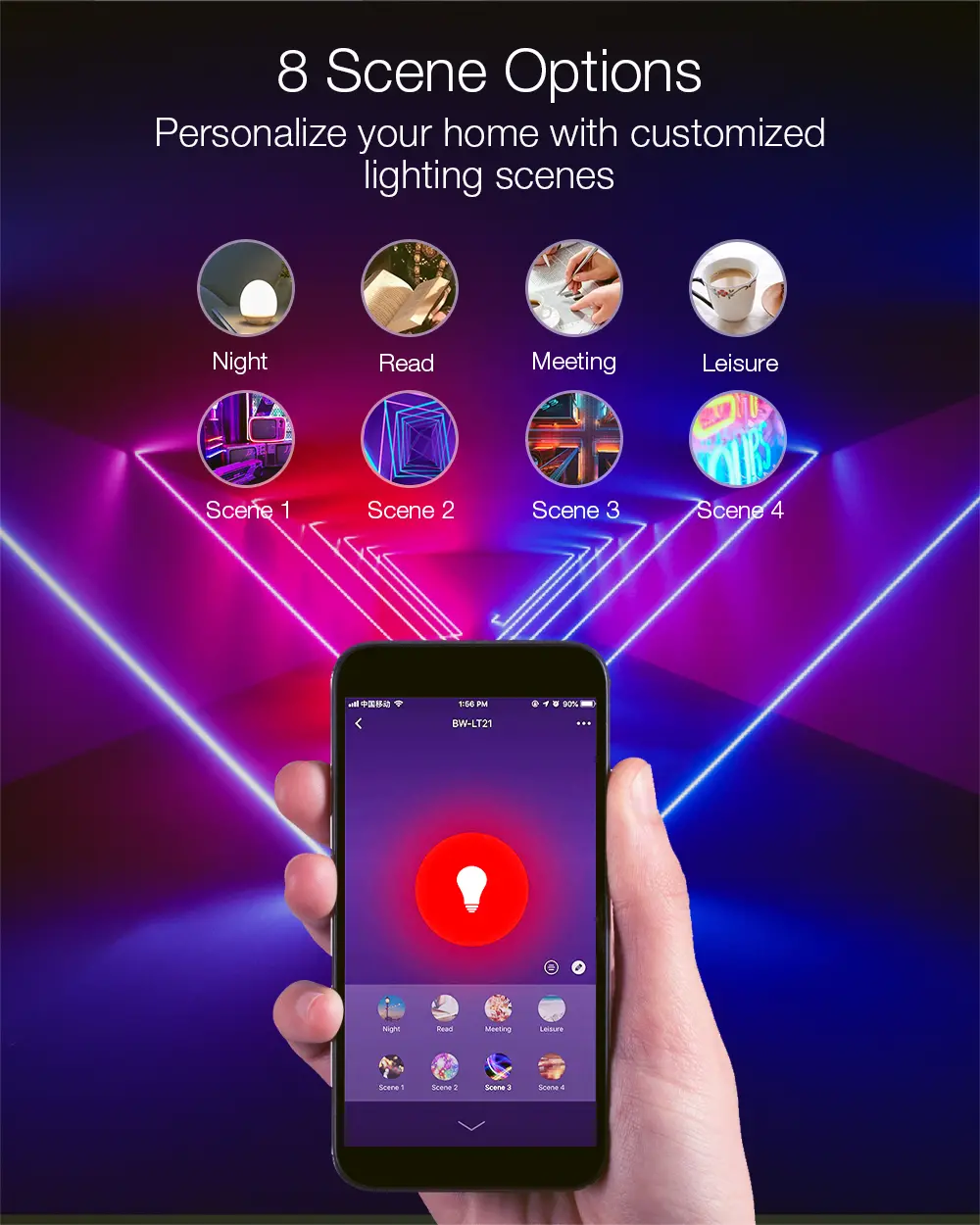 BlitzWolf® BW-LT21 RGBWW 10W E27 APP Smart LED Lamba Ampul Amazon Alexa ile Çalışır Google Yardımcısı AC100-240V BlitzWolf® BW-LT21 RGBWW 10W E27 APP Smart LED Lamba Ampul Amazon Alexa ile Çalışır Google Yardımcısı AC100-240V