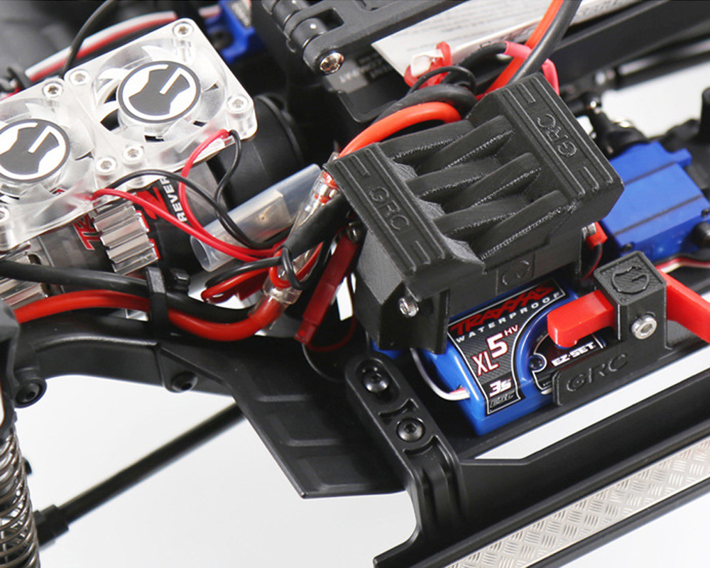 ESC Heat Sink With Cooling Fan For 1/10 TRX4 RC Car Parts