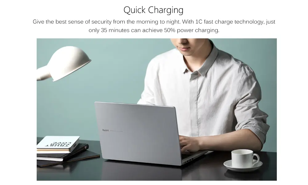 Máy tính xách tay Xiaomi RedmiBook 14.0 Intel Core I7-8565U NVIDIA GeForce MX250 8G RAM 512GB SSD Notebook-Silver