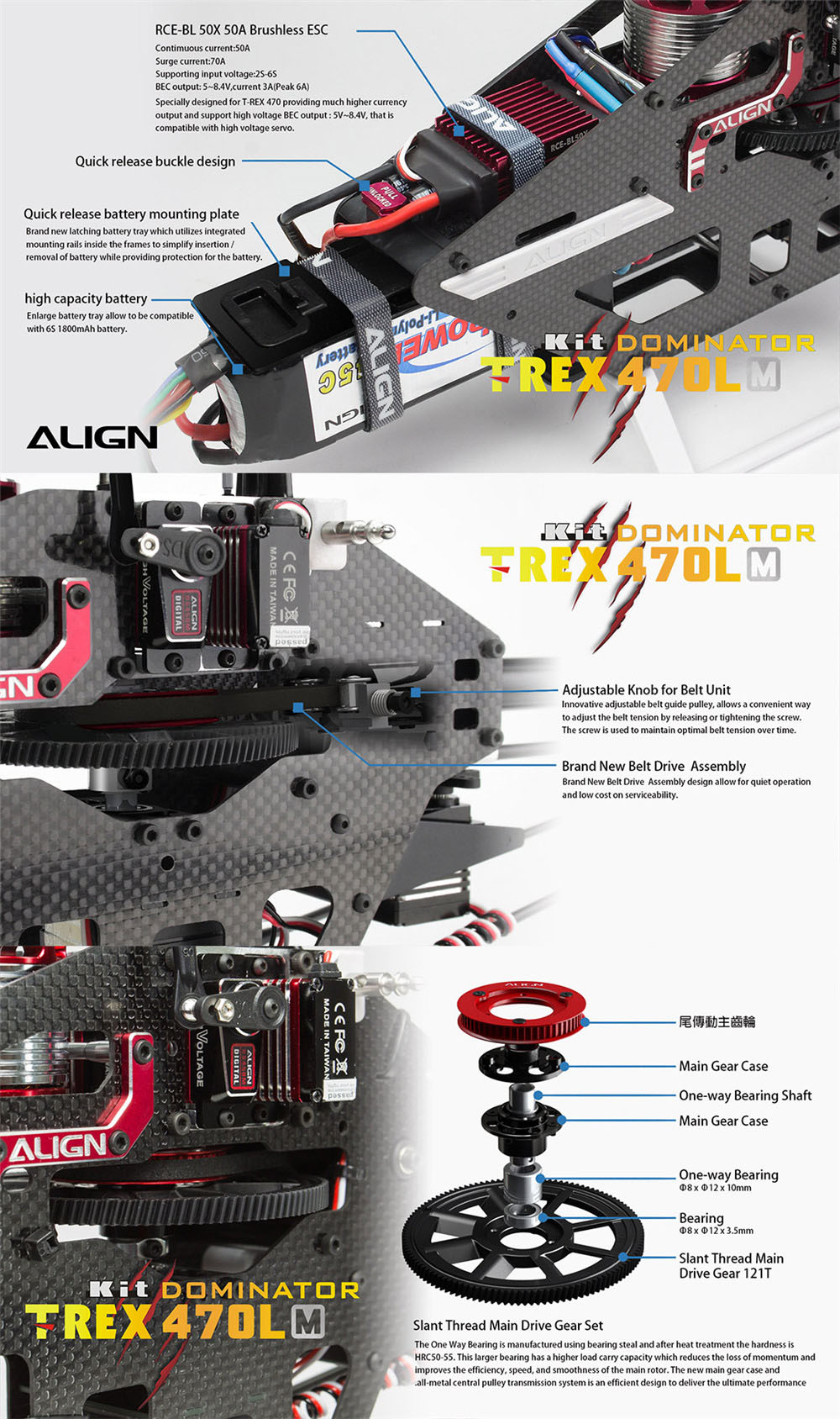 ALIGN T-REX 470LM RC Helicopter