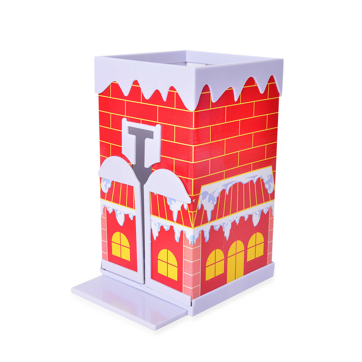 Brinquedos Musicais Elétricos de Natal Papai Noel Chaminé de Escalada Boneca Presente de Decoração de Natal