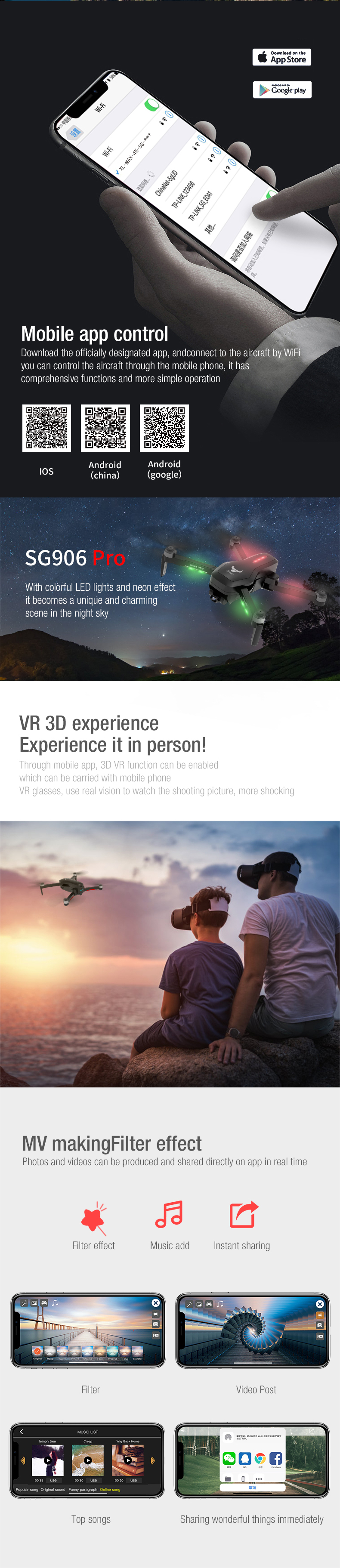 ZLRC SG906 Pro 5G WIFI FPV With 4K HD Camera 2-Axis Gimbal Optical Flow Positioning Brushless RC Drone Quadcopter RTF