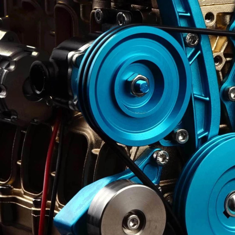 Teching V4 DM13 Four-Cylinder Stirling Engine Full Aluminum Alloy Model Collection