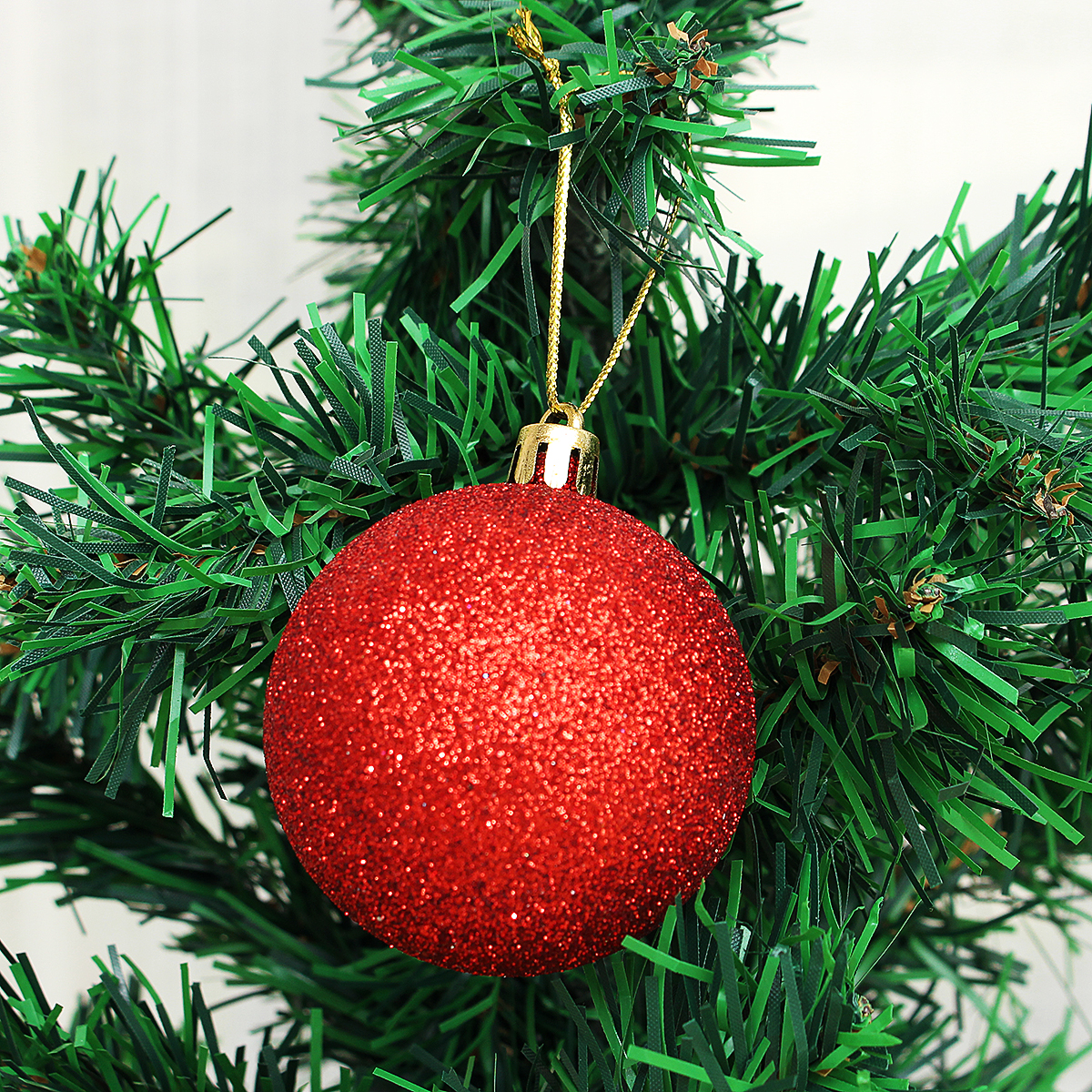 Nouveau 12pcs 50mm boules de sapin de noël décoration noël pendaison