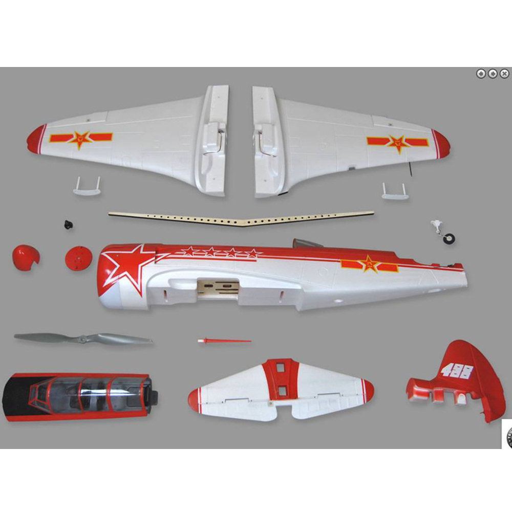 Taft Hobby Yak-11 EPO 1450mm Wingspan Trainer RC Airplane Plane War Aircraft KIT/PNP