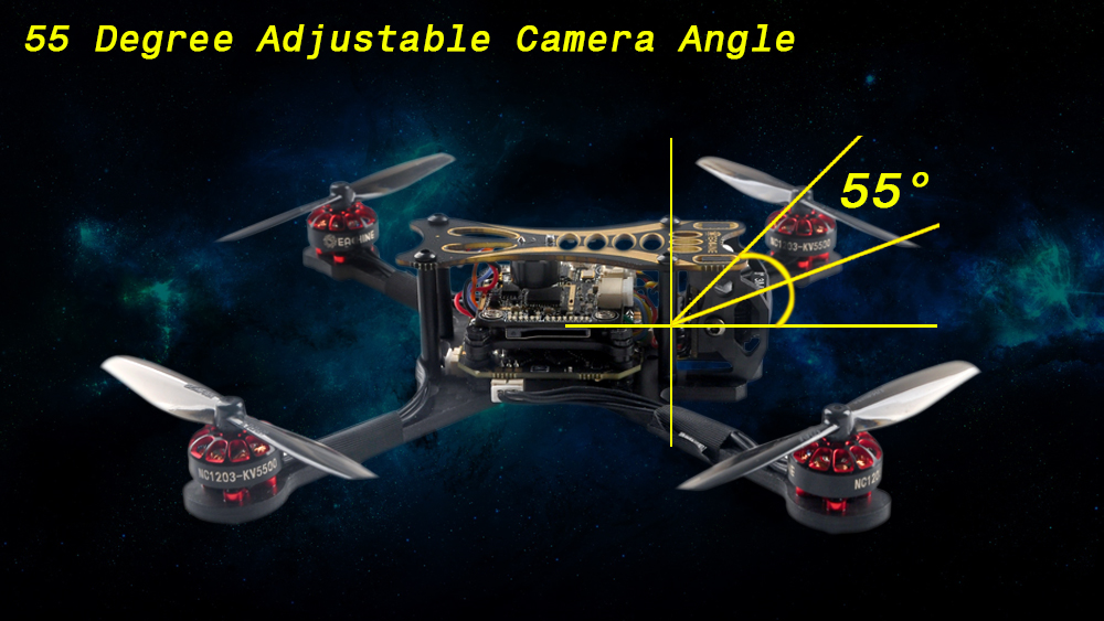 Eachine Novice-III 135mm 2-3S 3 Inch FPV Racing Drone RTF & Fly more w/ 5.8G 40CH EV800 Goggles 2.4G ER8 Transmitter
