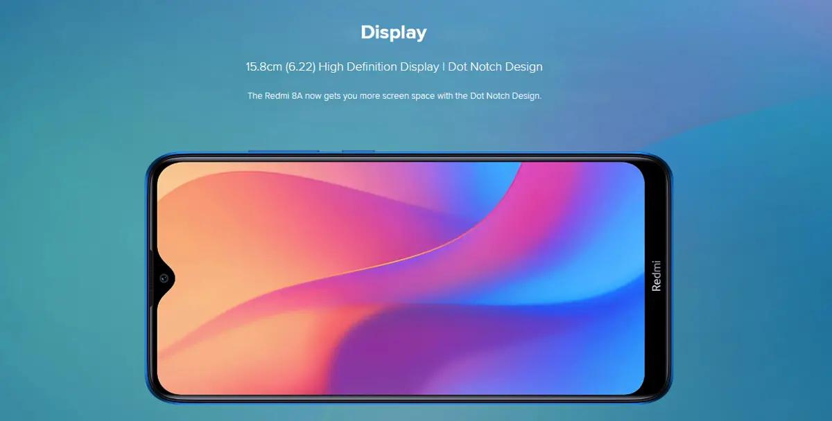 Xiaomi Redmi 8A Versão CN 6.22 polegadas 3GB 32GB 5000mAh Snapdragon 439 Octa core 4G Smartphone