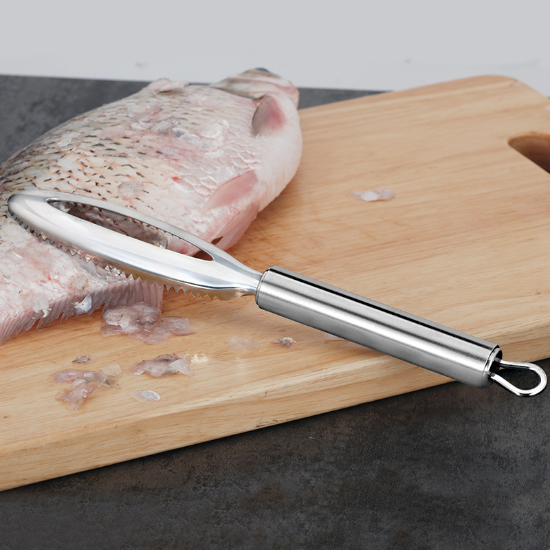 Écailles de grattoir à poisson Balances Balances 304 en acier inoxydable à écailles de poisson Artefact Tuez les outils de poisson Gadgets de cuisine