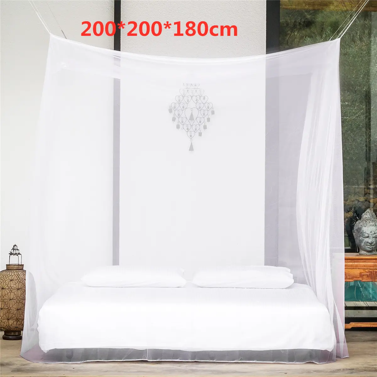 Mosquito Net Bed Canopy Outdoor Bug Insect Fly Large Tent Netting Finest Holes 635833235055 Ebay