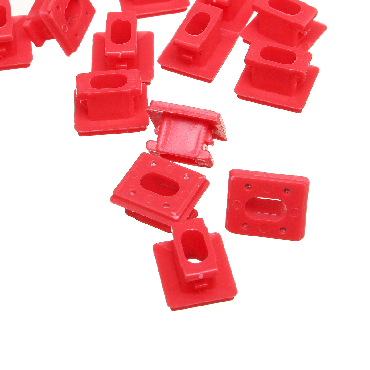 20pcs / set Dashboard Dash Trim Strip Clips Red Insert Grommets Keeper Clip Fit para BMW E46 E65 / E66 E83N Hebillas de fijación del panel interior