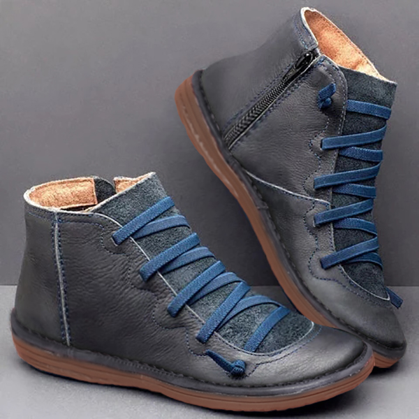 women comfortable resistant flat casual boots sale - banggood.