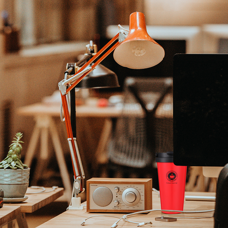 500 ML Portable Café Flacons À Vide Tasses Isolées Tasse Chaude et Froide Avec Poignée Étanche En Acier Inoxydable Thermos Flacon Thé Bouteille D'eau