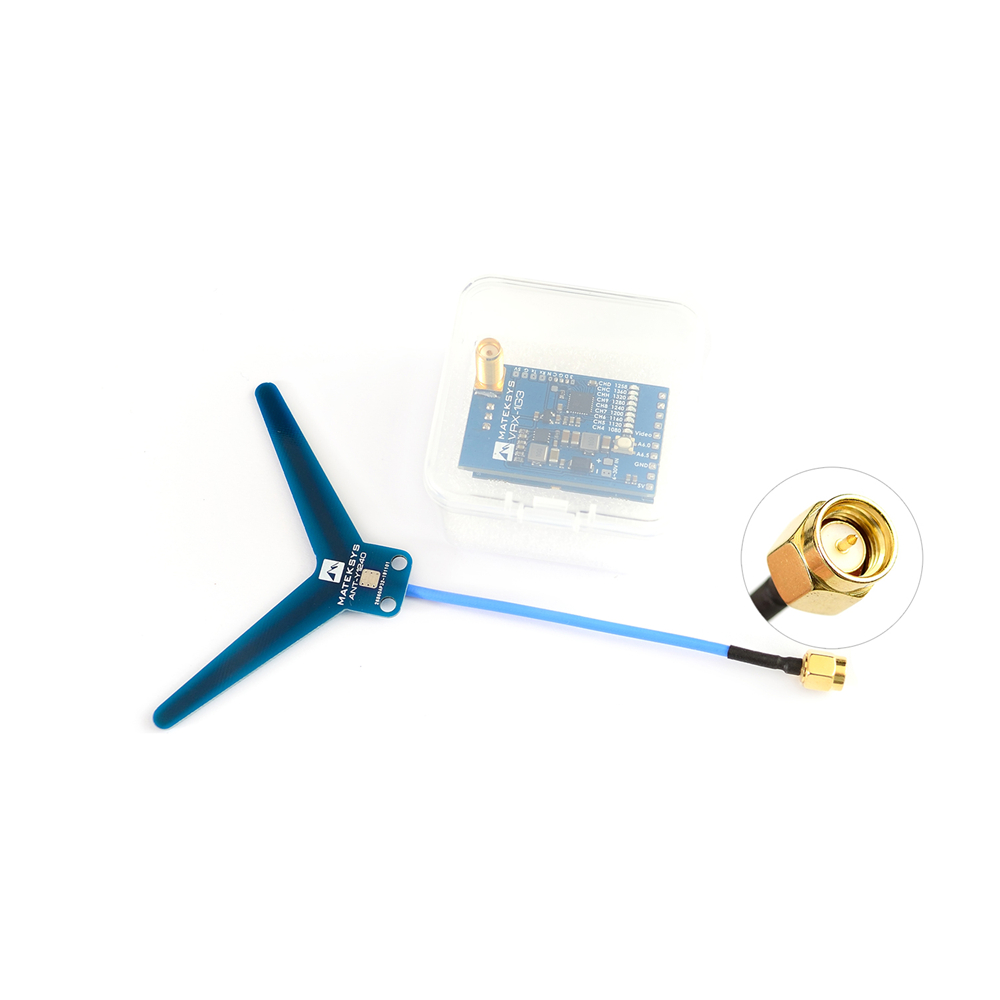 MATEKSYS VRX-1G3 1.2Ghz 1.3Ghz 9CH FPV Video Receiver for RC Drone Goggles Monitor