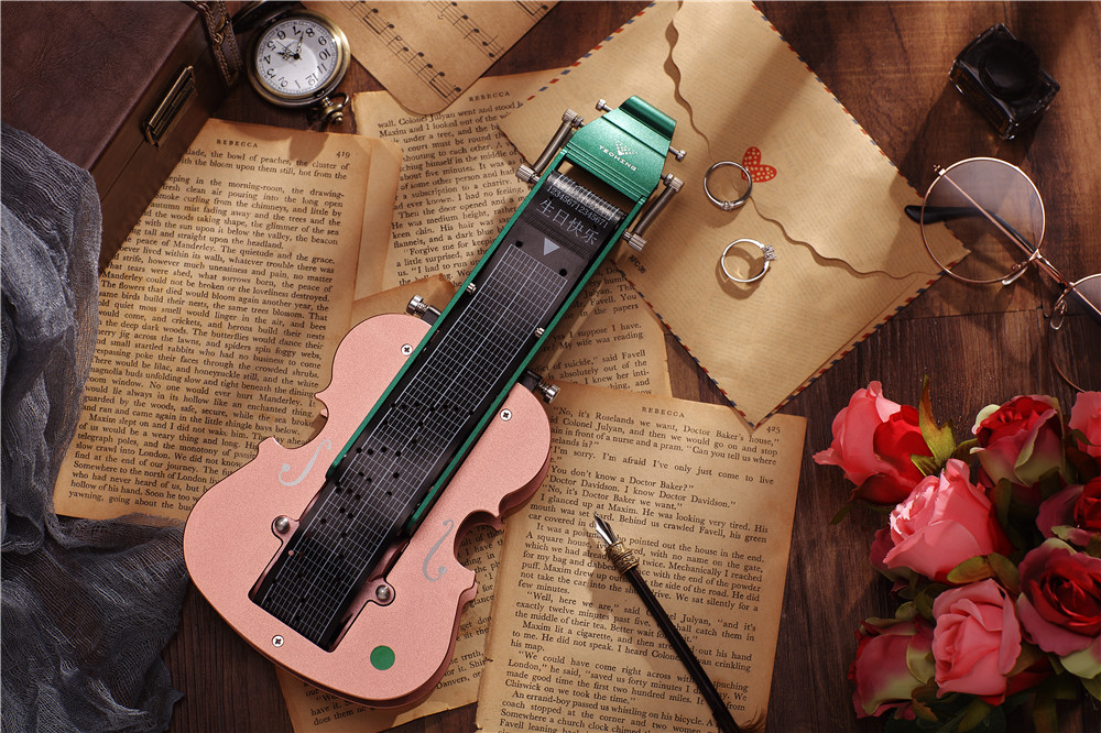Teching DM31 Violin Music Box DIY Alloy Stainless Steel STEM Science Toy Model Collection